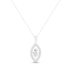 Thumbnail Image 0 of Unstoppable Love Marquise-Cut Lab-Grown diamond Necklace 1-1/2 ct tw 14K White Gold 18”