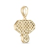 Thumbnail Image 3 of Men's Diamond Elephant Charm 1-1/2 ct tw 10K Yellow Gold