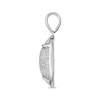 Thumbnail Image 3 of Men's Diamond Baseball Charm 2 ct tw Sterling Silver