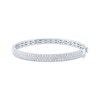 Thumbnail Image 1 of Diamond Hinged Bangle Bracelet 2-1/2 ct tw 10K White Gold