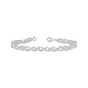 Thumbnail Image 1 of DIamond Infinity Link Bracelet 1/4 ct tw Sterling Silver 7.25&quot;