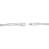 Thumbnail Image 5 of Diamond Quinceañera Paperclip Bracelet 1/20 ct tw 10K White Gold 7.5”