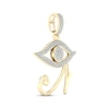 Thumbnail Image 1 of Diamond Eye of Horus Charm 1/4 ct tw 10K Yellow Gold