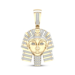 Men's Diamond Pharaoh Charm 1/2 ct tw 10K Yellow Gold