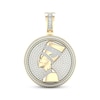 Thumbnail Image 1 of Men's Diamond Nefertiti Charm 1/6 ct tw 10K Yellow Gold