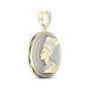 Thumbnail Image 2 of Men's Diamond Nefertiti Charm 1/6 ct tw 10K Yellow Gold