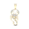 Thumbnail Image 1 of Men's Diamond Scorpion Charm 1/8 ct tw 10K Yellow Gold