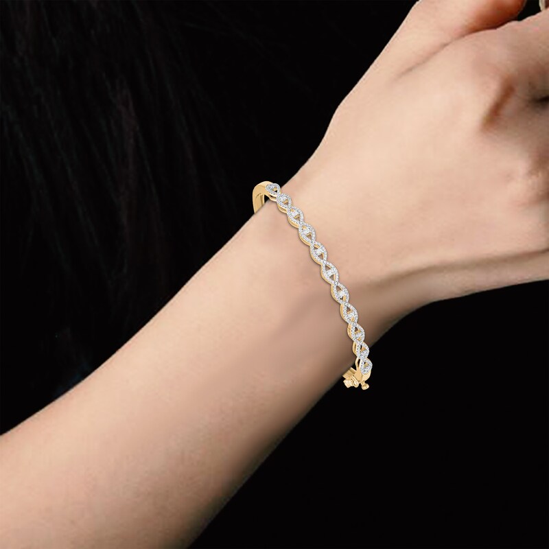 Bangle Bracelet 10K Yellow Gold