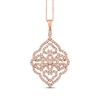 Thumbnail Image 0 of Le Vian Diamond Filigree Necklace 1-1/5 ct tw 14K Strawberry Gold 18"