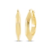 Thumbnail Image 1 of Hollow Hexagon-Shaped Hoop Earrings 14K Yellow Gold