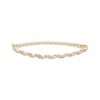 Thumbnail Image 1 of Our Story Together Diamond Adjustable Double S-Link Bracelet 1/2 ct tw 10K Yellow Gold