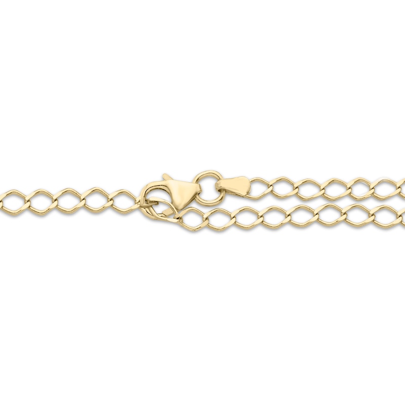 Main Image 3 of Our Story Together Diamond Adjustable Double S-Link Bracelet 1/2 ct tw 10K Yellow Gold