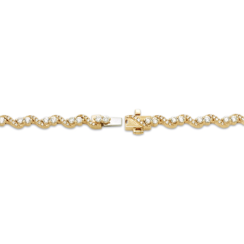 Main Image 3 of Our Story Together Diamond S-Link Bracelet 2 ct tw 10K Yellow Gold 7.25&quot;