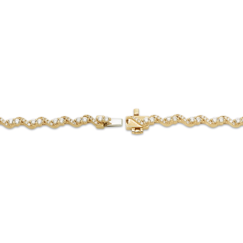 Main Image 3 of Our Story Together Diamond S-Link Bracelet 1 ct tw 10K Yellow Gold 7.25&quot;