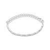 Thumbnail Image 1 of Our Story Together Diamond Adjustable Double S-Link Bracelet 1/2 ct tw 10K White Gold
