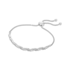 Thumbnail Image 2 of Our Story Together Diamond Double S-Link Bolo Bracelet 1 ct tw 10K White Gold