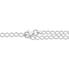 Thumbnail Image 3 of Believe in Love Diamond Double Heart Adjustable Bracelet 1/4 ct tw 10K White Gold