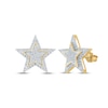 Thumbnail Image 0 of Men's Multi-Diamond Star Stud Earrings 1/3 ct tw 10K Yellow Gold