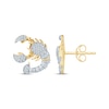 Thumbnail Image 2 of Men's Diamond Scorpion Stud Earrings 1/6 ct tw 10K Yellow Gold