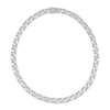 Thumbnail Image 1 of Men's Diamond Alternating Link Chain Necklace 2 ct tw 10K White Gold 22&quot;