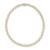 Thumbnail Image 0 of Men's Diamond Alternating Link Chain Necklace 2 ct tw 10K Yellow Gold 22"