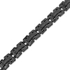 Thumbnail Image 2 of Men's Black Diamond Link Bracelet 1/6 ct tw Black Ion Plated-Stainless Steel 8.62&quot;