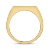 Thumbnail Image 3 of Men's Diamond Two-Row Angled Ring 2 ct tw 10K Yellow Gold