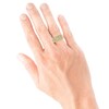 Thumbnail Image 4 of Men's Diamond Two-Row Angled Ring 2 ct tw 10K Yellow Gold