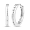 Thumbnail Image 2 of Diamond Hoop & Stud Earrings Gift Set 1/4 ct tw Sterling Silver