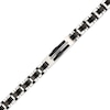 Thumbnail Image 3 of Men's Black Diamond Link Bracelet 1/5 ct tw Stainless Steel with Black Ion Plating 8.5&quot;