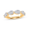 Thumbnail Image 1 of Lab-Grown Diamonds by KAY Pear-Shaped East-West Anniversary Ring 2 ct tw 14K Yellow Gold