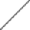 Thumbnail Image 2 of Men's Hollow Rolo Chain Necklace 5.5mm Stainless Steel & Black Ion Plating 22&quot;