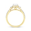 Thumbnail Image 2 of Round-Cut Diamond Three-Stone Engagement Ring 1-1/4 ct tw 14K Yellow Gold