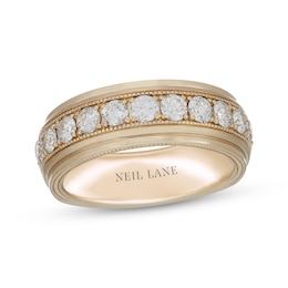 Neil Lane Men's Diamond Wedding Band 1-1/2 ct tw 14K Yellow Gold 8mm