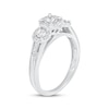 Thumbnail Image 2 of Round-Cut Diamond Three-Stone Engagement Ring 1/4 ct tw 10K White Gold