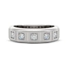 Thumbnail Image 3 of Men's THE LEO First Light Diamond Wedding Band 3/8 ct tw 14K White Gold