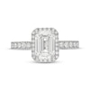 Thumbnail Image 2 of Neil Lane Artistry Heritage Emerald-Cut Lab-Created Diamond Halo Engagement Ring 2-3/4 ct tw Platinum