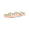 Thumbnail Image 0 of Pear-Shaped Natural Opal & Diamond Ring 1/15 ct tw 10K Rose Gold