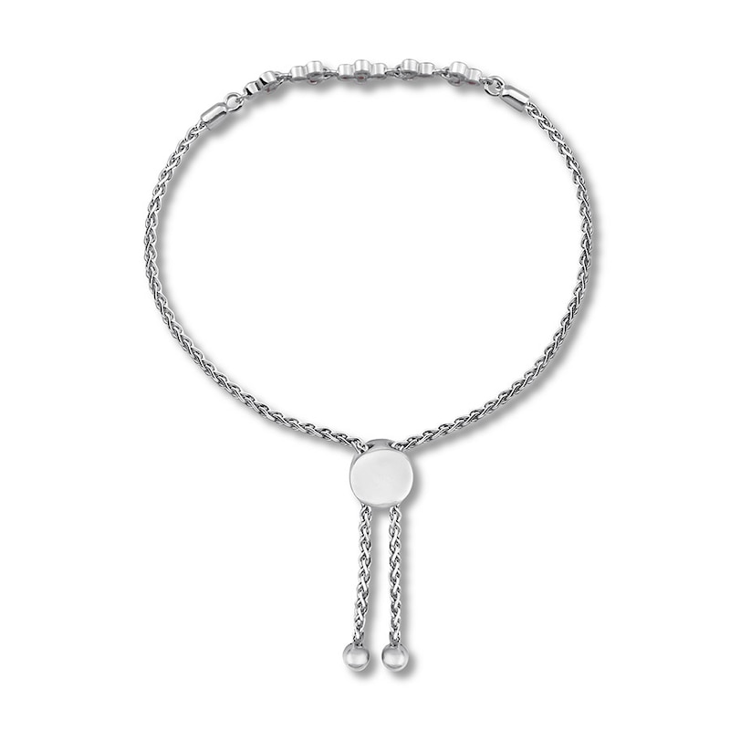 Lab-Created Ruby Bolo Bracelet Bezel-set Sterling Silver | Kay Outlet
