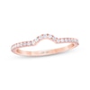Thumbnail Image 0 of THE LEO First Light Diamond Contoured Wedding Band 1/5 ct tw 14K Rose Gold