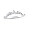 Thumbnail Image 1 of Diamond Contour Anniversary Band 1/6 ct tw 14K White Gold