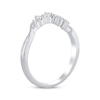 Thumbnail Image 2 of Diamond Contour Anniversary Band 1/6 ct tw 14K White Gold