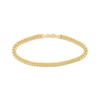 Thumbnail Image 1 of Semi-Solid Miami Cuban Curb Chain Necklace & Bracelet Set 10K Yellow Gold