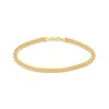Thumbnail Image 2 of Semi-Solid Miami Cuban Curb Chain Necklace & Bracelet Set 10K Yellow Gold