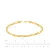 Thumbnail Image 4 of Semi-Solid Miami Cuban Curb Chain Necklace & Bracelet Set 10K Yellow Gold
