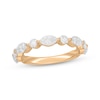 Thumbnail Image 1 of Neil Lane Artistry Marquise & Round-cut Lab-Grown Diamond Anniversary Band 1-1/2 ct tw 14K Yellow Gold