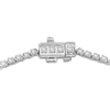 Thumbnail Image 3 of Diamond Riviera Necklace 5 ct tw 10K White Gold 17&quot;