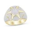 Thumbnail Image 0 of Men's Multi-Diamond Center Star Ring 1 ct tw 10K Yellow Gold