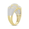 Thumbnail Image 1 of Men's Multi-Diamond Center Star Ring 1 ct tw 10K Yellow Gold