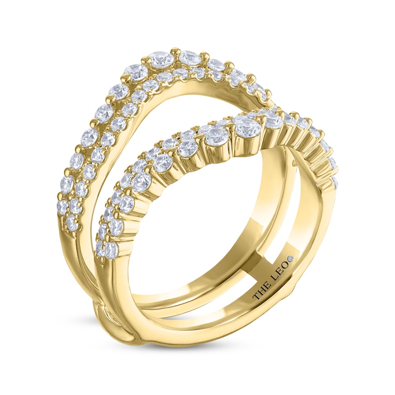 Main Image 2 of The LEO Diamond Enhancer Ring 1 ct tw 14K Yellow Gold